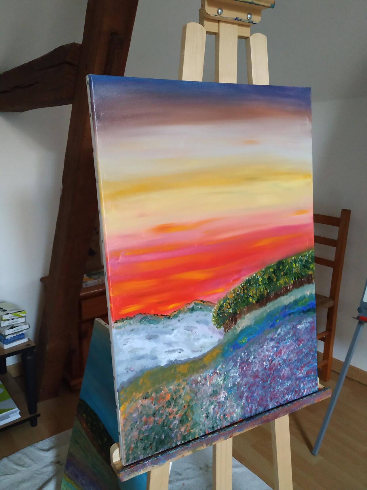 Peinture Coucher De Soleil