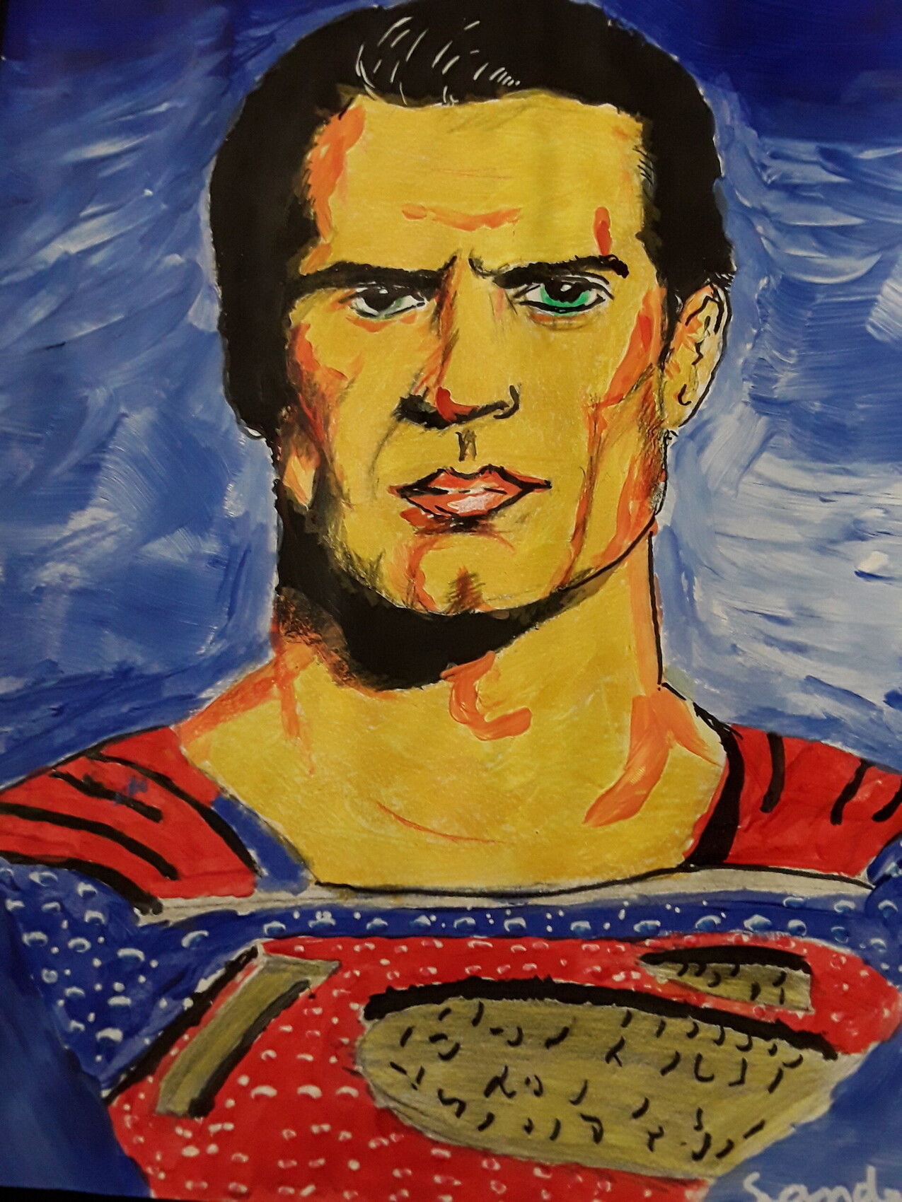 Peinture Superman