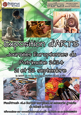 Exposition d’Arts – Journées Européennes du Patrimoine 2024