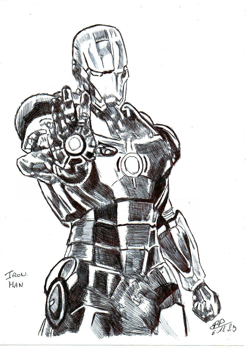 Dessin Iron Man