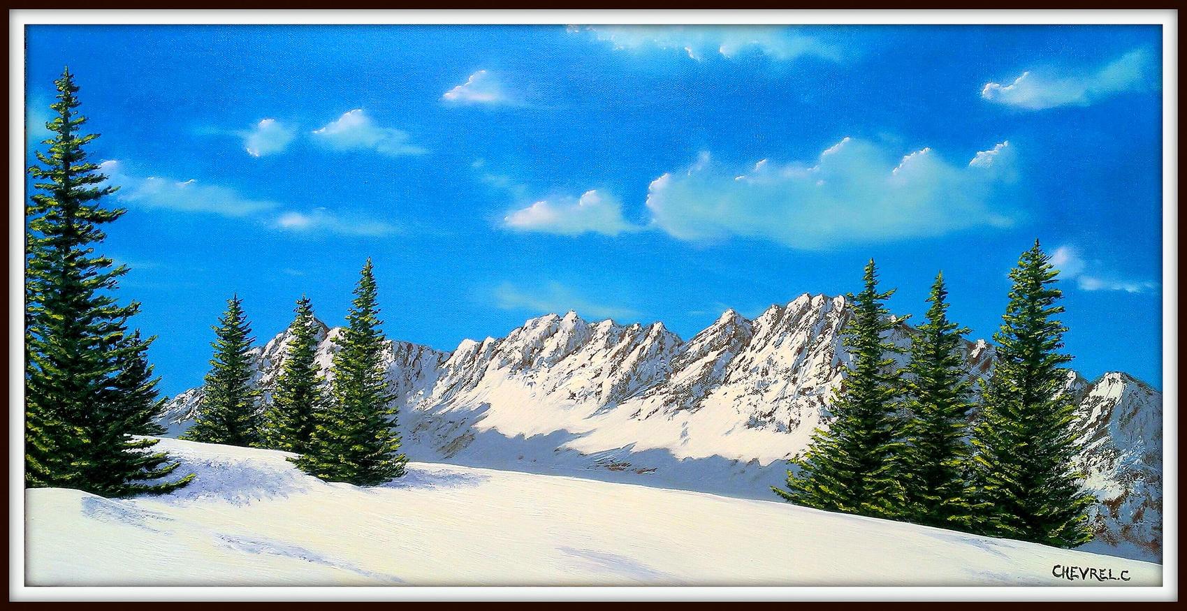 Peinture La montagne