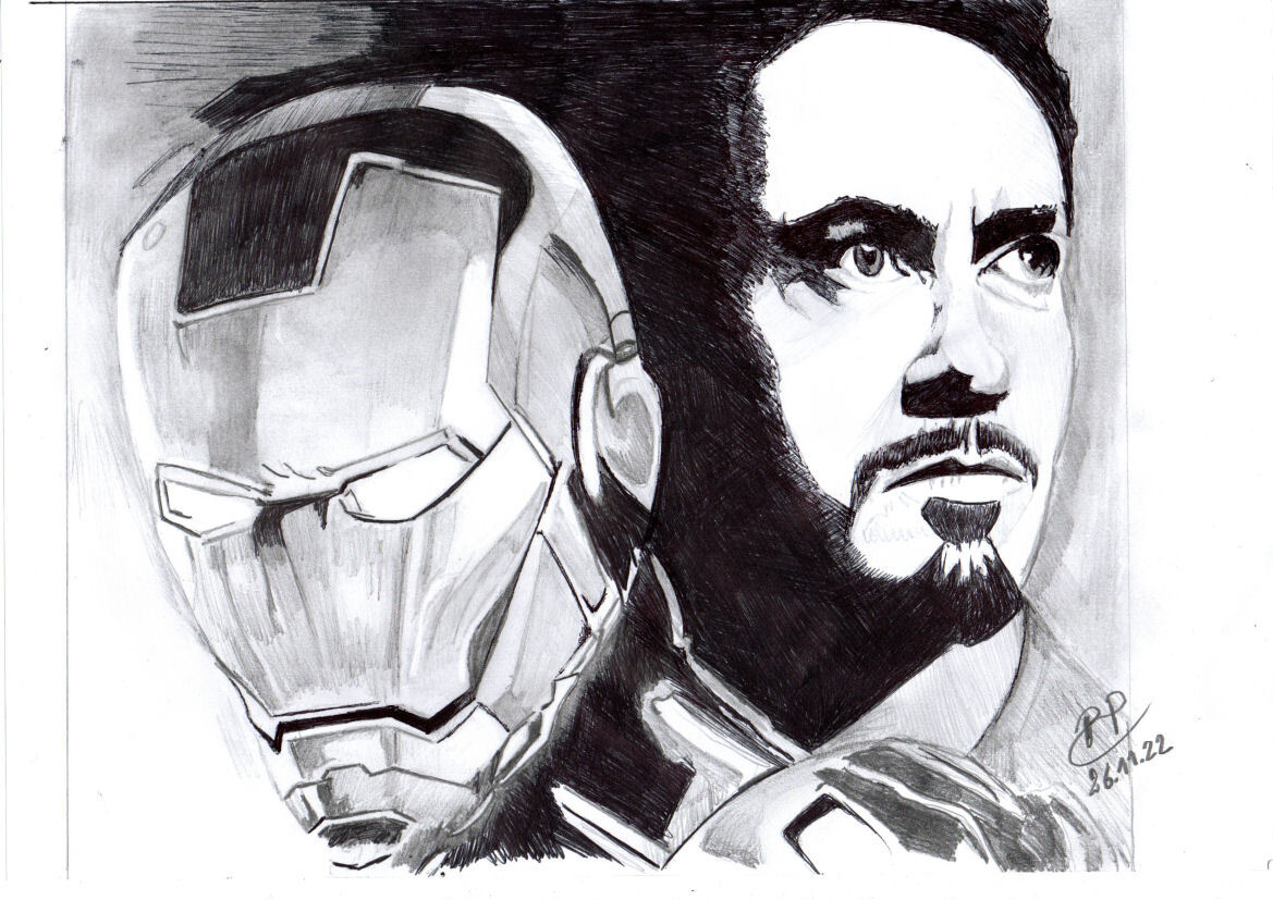 Dessin Iron man