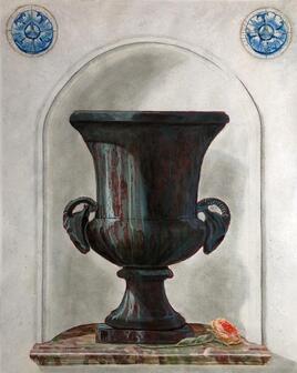 Trompe l'oeil Vase Médicis