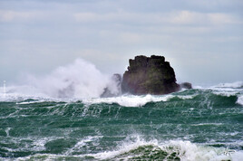 LA roche contre l'eau