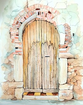 La vieille porte.