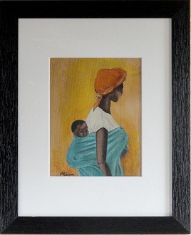 femme africaine et son enfant