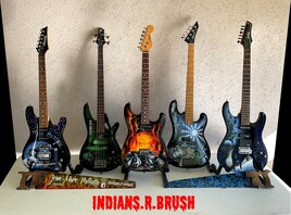 Guitar airbrush...indians.r.brush