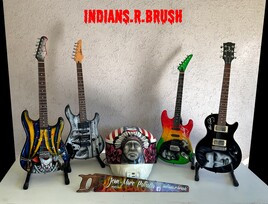 Guitar airbrush custom...indians.r.brush