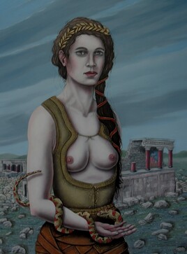 Snakegoddess Knossos  /