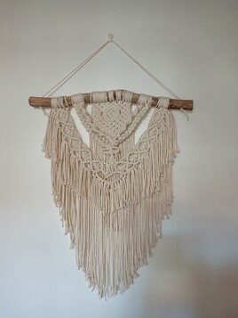 Macramé mural