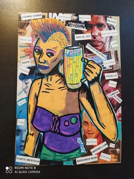 beer beer punk girl by #bbcoyotte