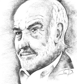 portrait de Sean Connery