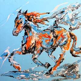 Cheval au galop