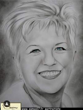 Mimi mathy dessin au crayon