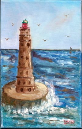 au milieu le phare