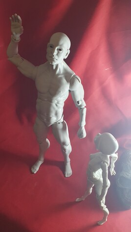 47cm Male BJD in ABS Resin with Interchangeable Hands and Faces