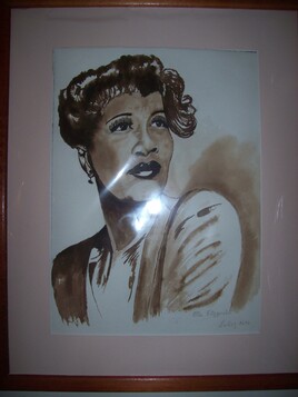 portrait d'Ella Fitzgerald