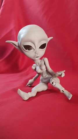 BJD Doll résin ABS Fantaisie Alien Style SD Chibi