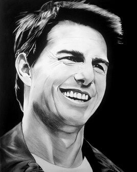 Dessin portrait Tom Cruise