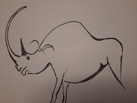 Inktober : rhinocéros