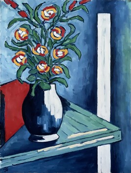 Vase avec des Fleurs  (Artpeers.fr)