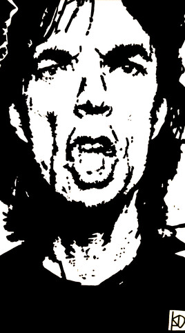 Portrait de Mick Jagger