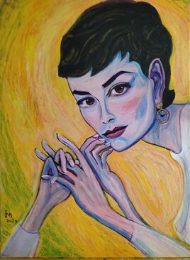 " Il est grand temps pour le temps la Paix ... " Juil. 2024  insp. by Audrey Hepburn