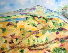 la montagne Sainte Victoire d'après Cezanne