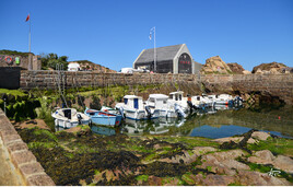 Petit port à marée basse