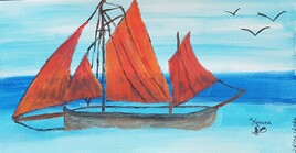 Le bateau rouge